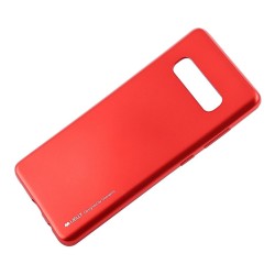 Funda Gel Tpu Mercury i-Jelly Metal para Samsung Galaxy S10e color Roja 2