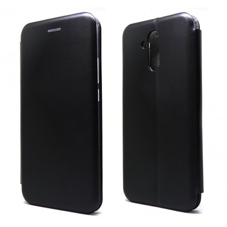 Funda Libro Soporte Magnética marca Forcell Negra para Huawei Mate 20 Lite