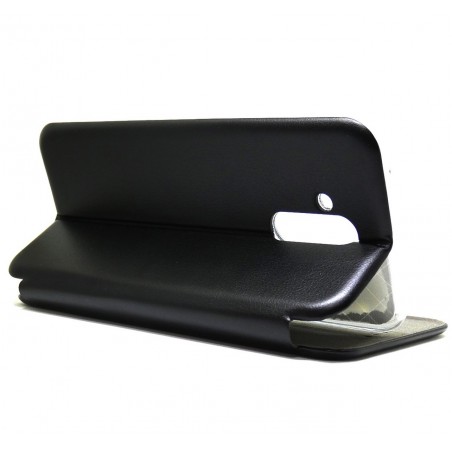 Funda Libro Soporte Magnética marca Forcell Negra para Huawei Mate 20 Lite