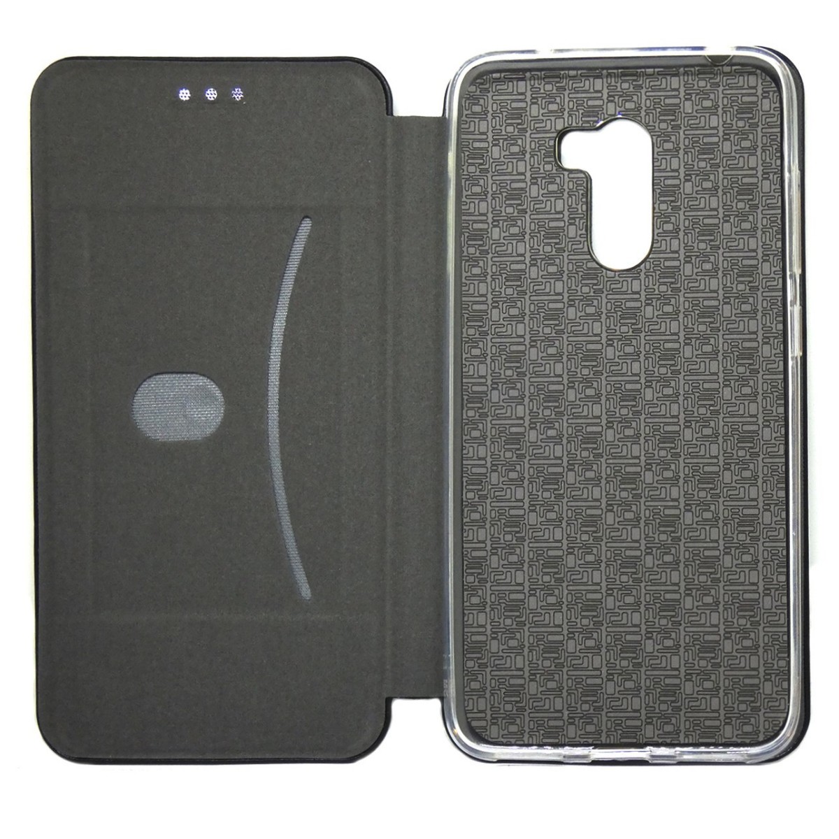 Funda Libro Soporte Magnética marca Forcell Negra para Xiaomi Pocophone F1