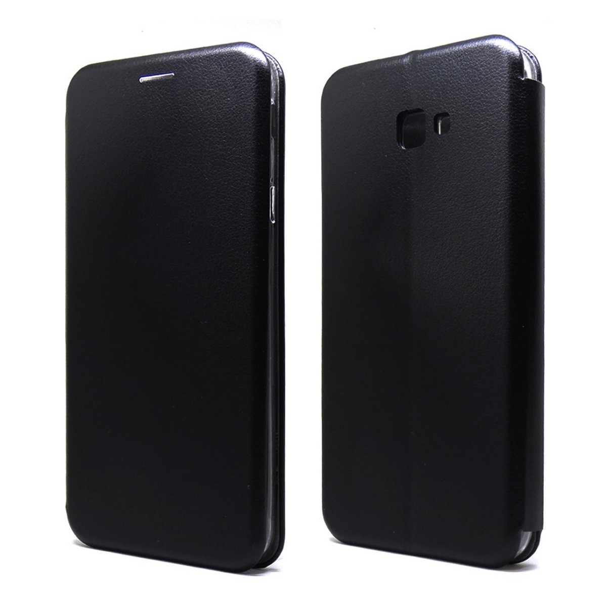 Funda Libro Soporte Magnética marca Forcell Negra para Samsung Galaxy J4+ Plus