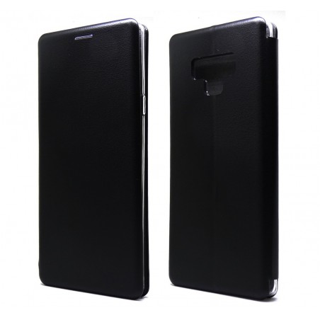Funda Libro Soporte Magnética marca Forcell Negra para Samsung Galaxy Note 9