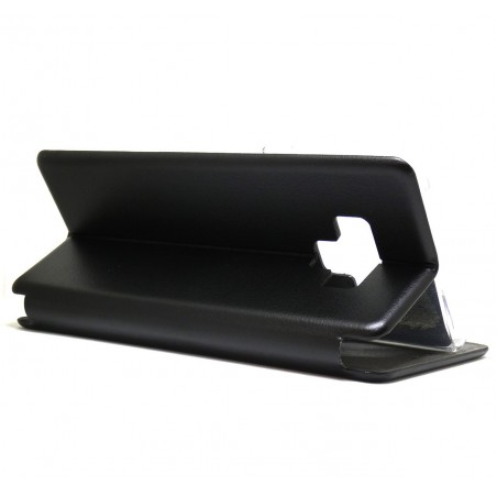 Funda Libro Soporte Magnética marca Forcell Negra para Samsung Galaxy Note 9