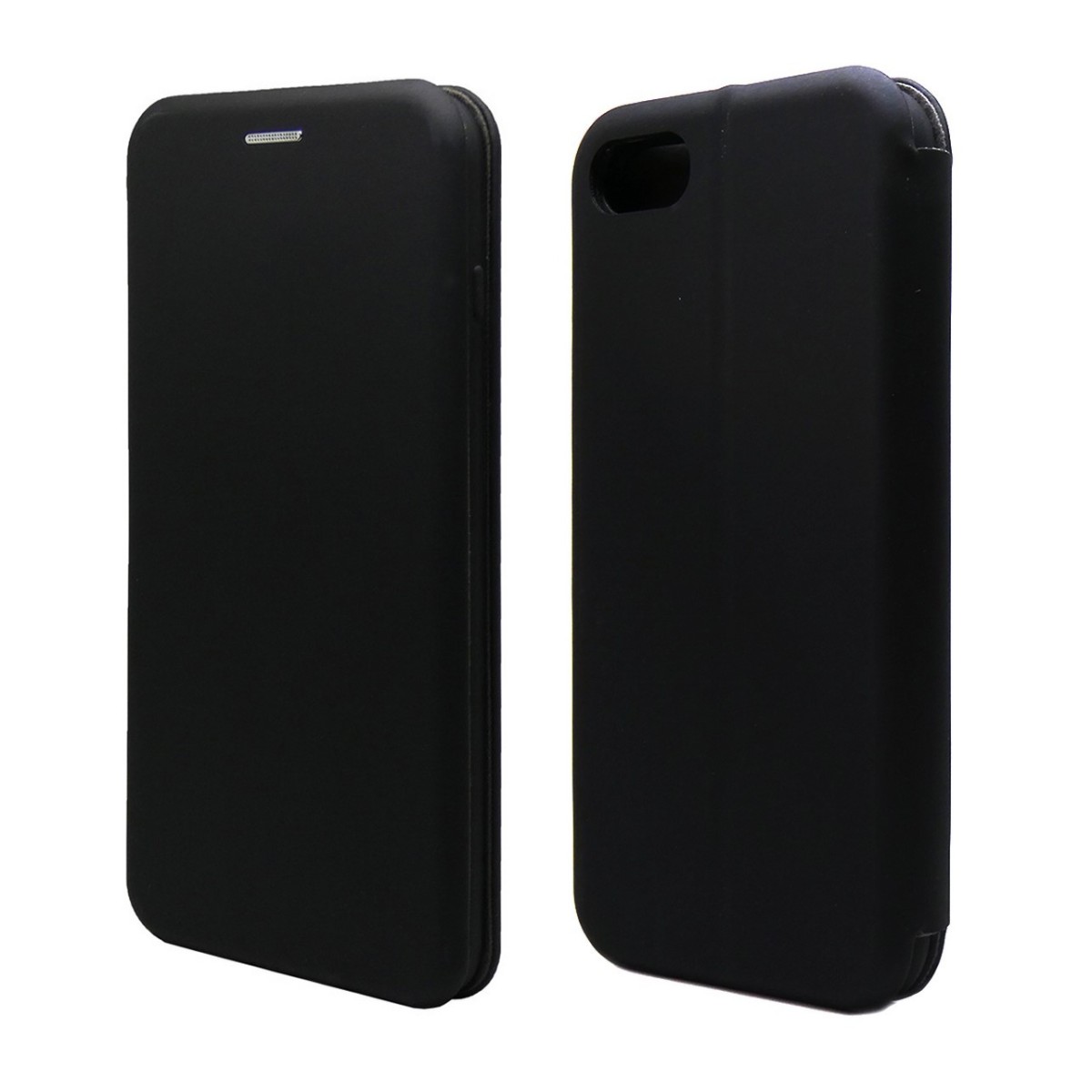 Funda Libro Soporte Magnética marca Vennus Negra para Iphone 7 / 8