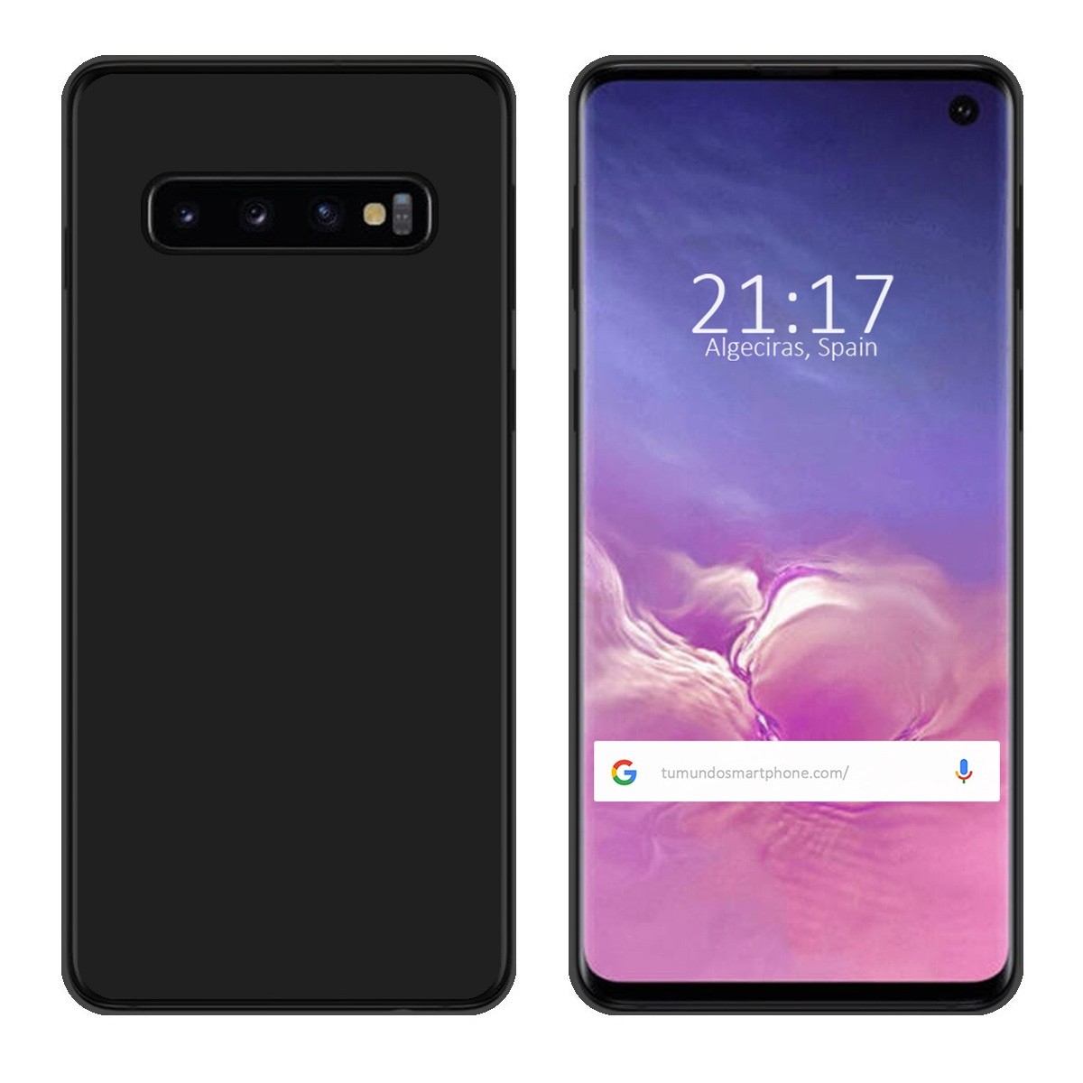 Funda Gel Tpu para Samsung Galaxy S10 Color Negra