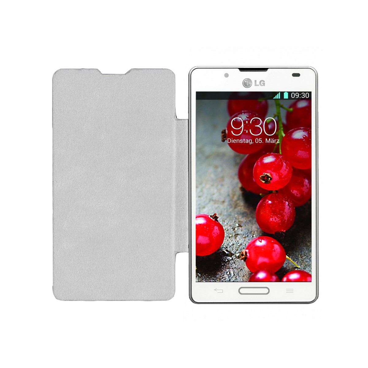 Funda  Tipo Flip Cover Lg Optimus L7 II P710 Color Blanca