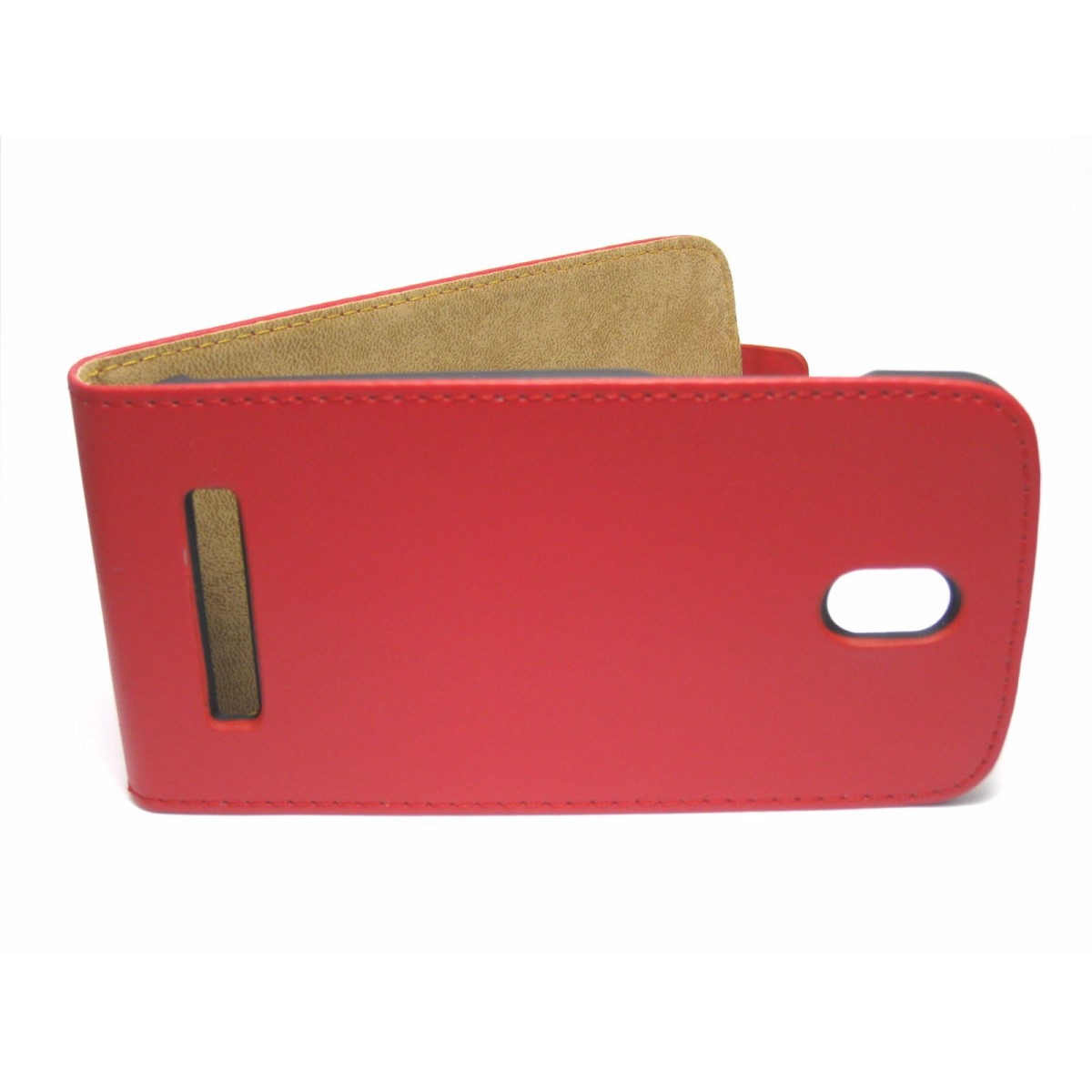 Funda Piel Premium Ultra-Slim HTC Desire 500 Roja
