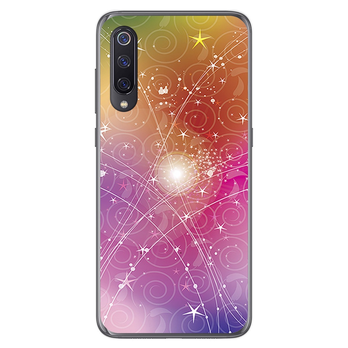 Funda Gel Tpu para Xiaomi Mi 9 diseño Abstracto Dibujos