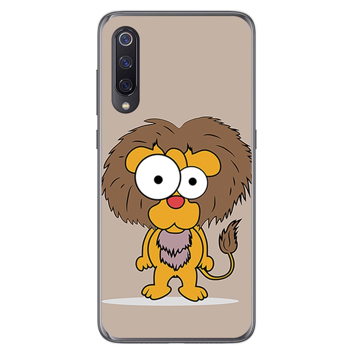 Funda Gel Tpu para Xiaomi Mi 9 diseño Leon Dibujos