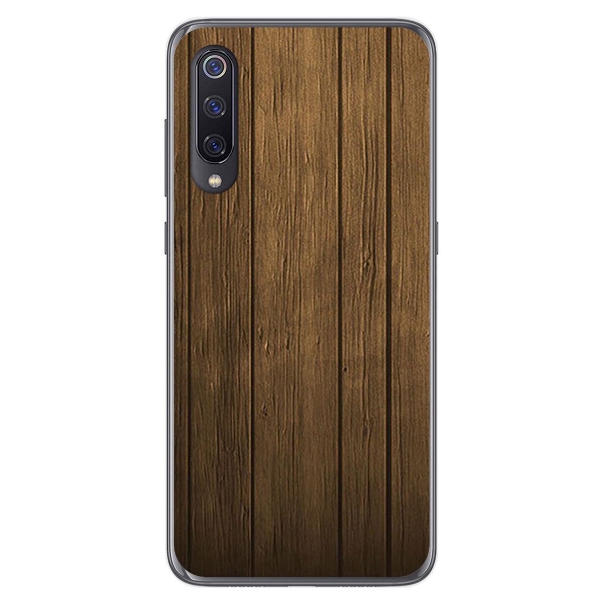 Funda Gel Tpu para Xiaomi Mi 9 diseño Madera Dibujos