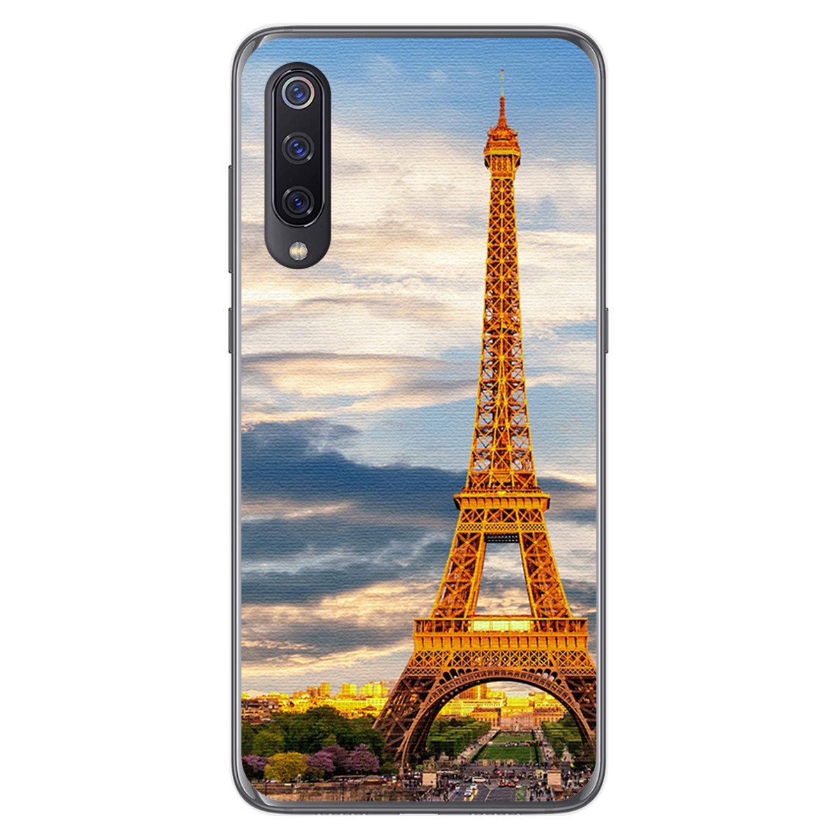 Funda Gel Tpu para Xiaomi Mi 9 diseño Paris Dibujos