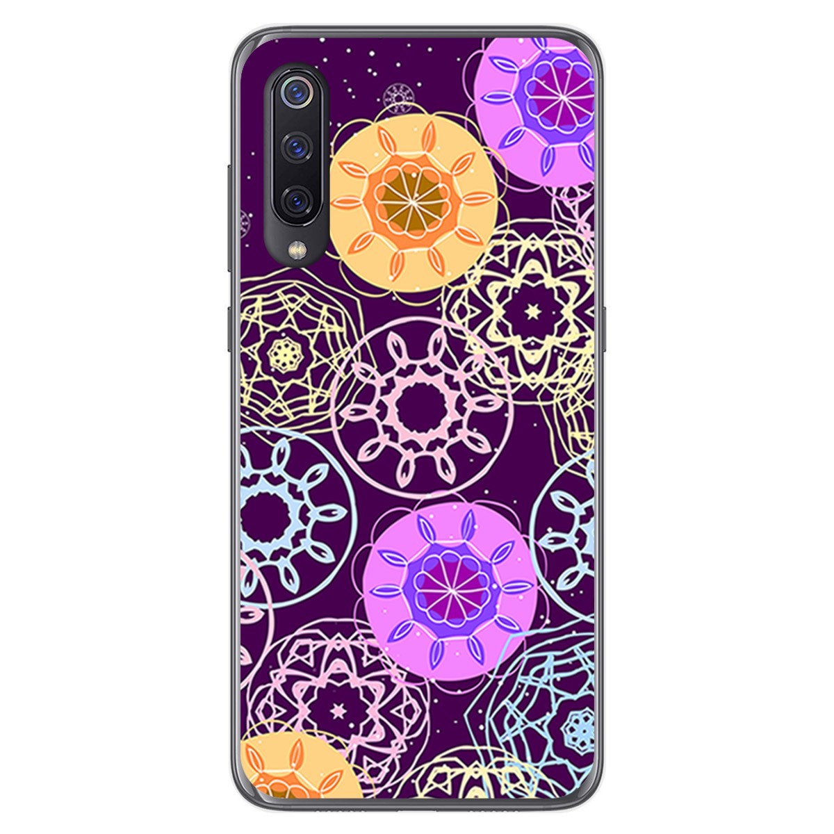 Funda Gel Tpu para Xiaomi Mi 9 diseño Radial Dibujos