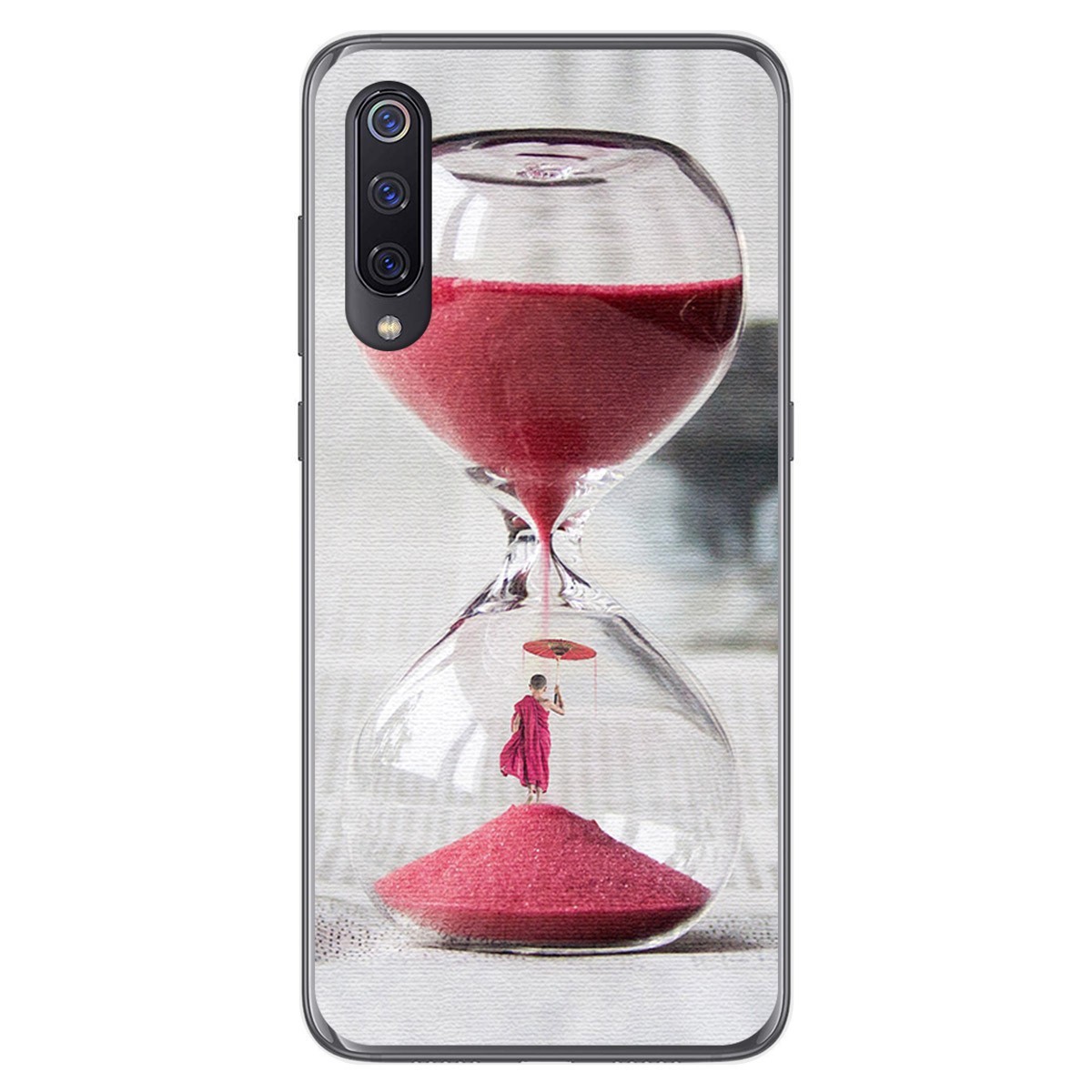 Funda Gel Tpu para Xiaomi Mi 9 diseño Reloj Dibujos