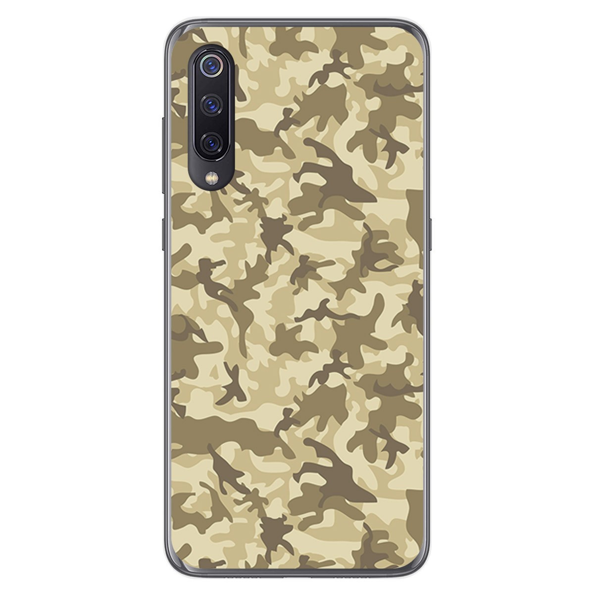 Funda Gel Tpu para Xiaomi Mi 9 diseño Sand Camuflaje Dibujos