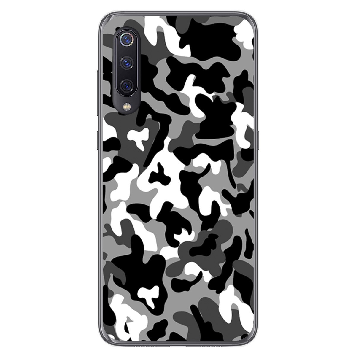 Funda Gel Tpu para Xiaomi Mi 9 diseño Snow Camuflaje Dibujos