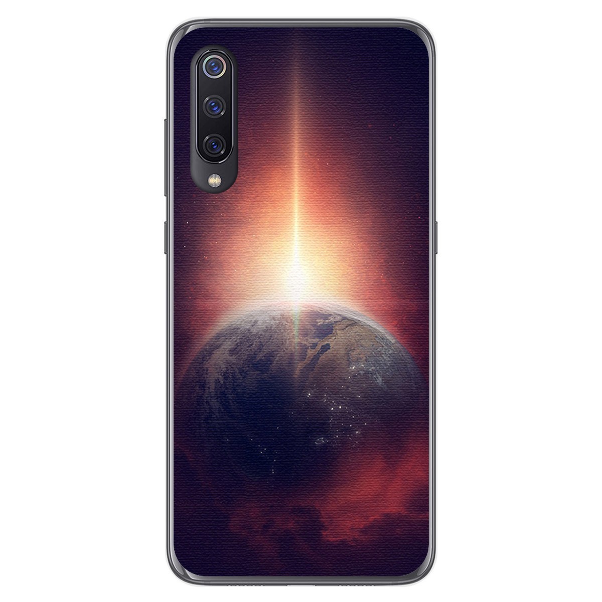 Funda Gel Tpu para Xiaomi Mi 9 diseño Tierra Dibujos