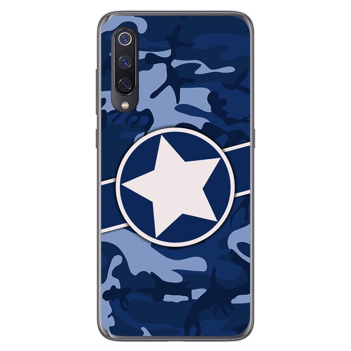 Funda Gel Tpu para Xiaomi Mi 9 diseño Camuflaje 03 Dibujos