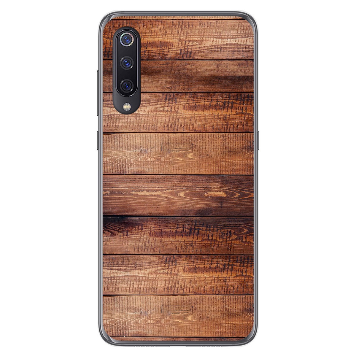 Funda Gel Tpu para Xiaomi Mi 9 diseño Madera 02 Dibujos