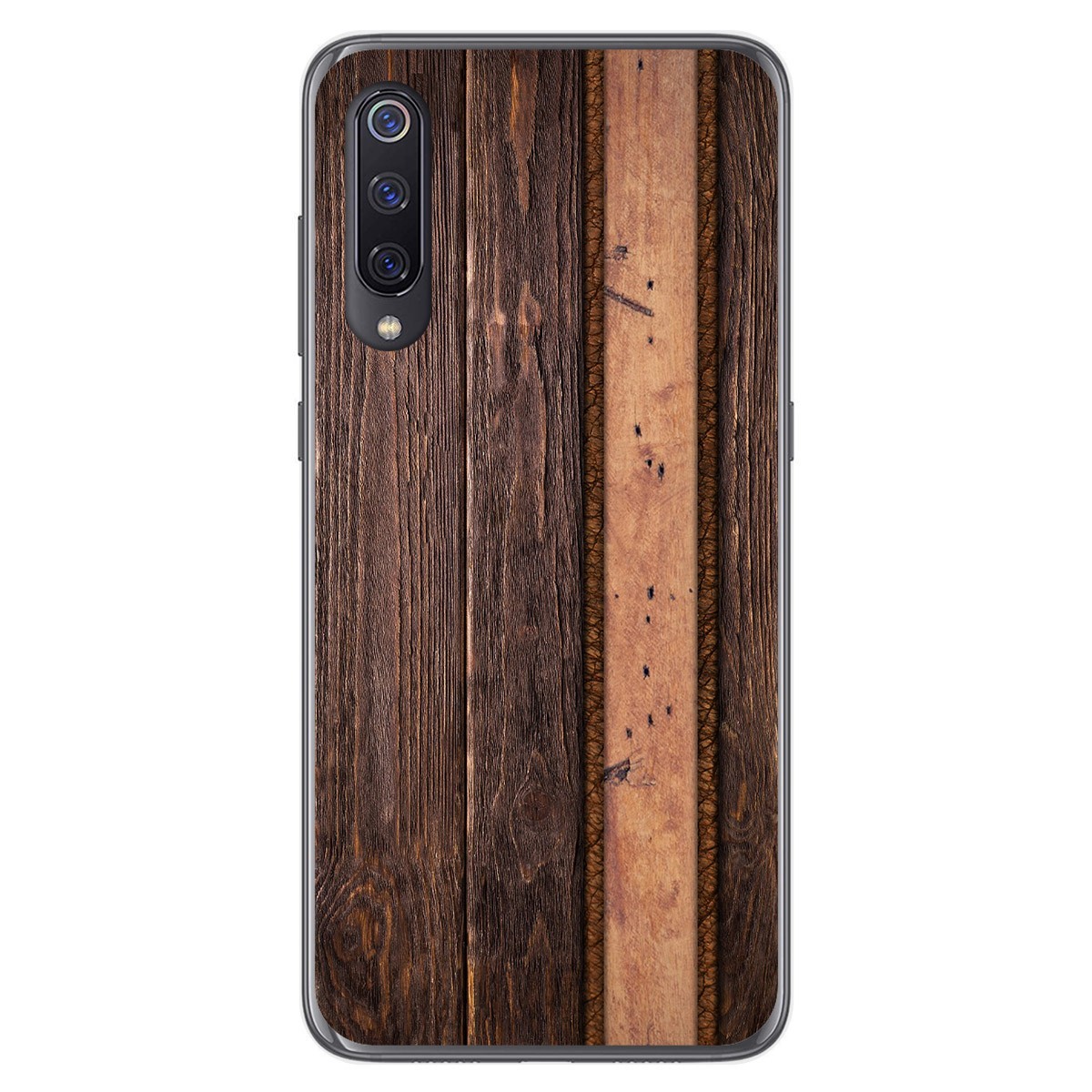 Funda Gel Tpu para Xiaomi Mi 9 diseño Madera 05 Dibujos
