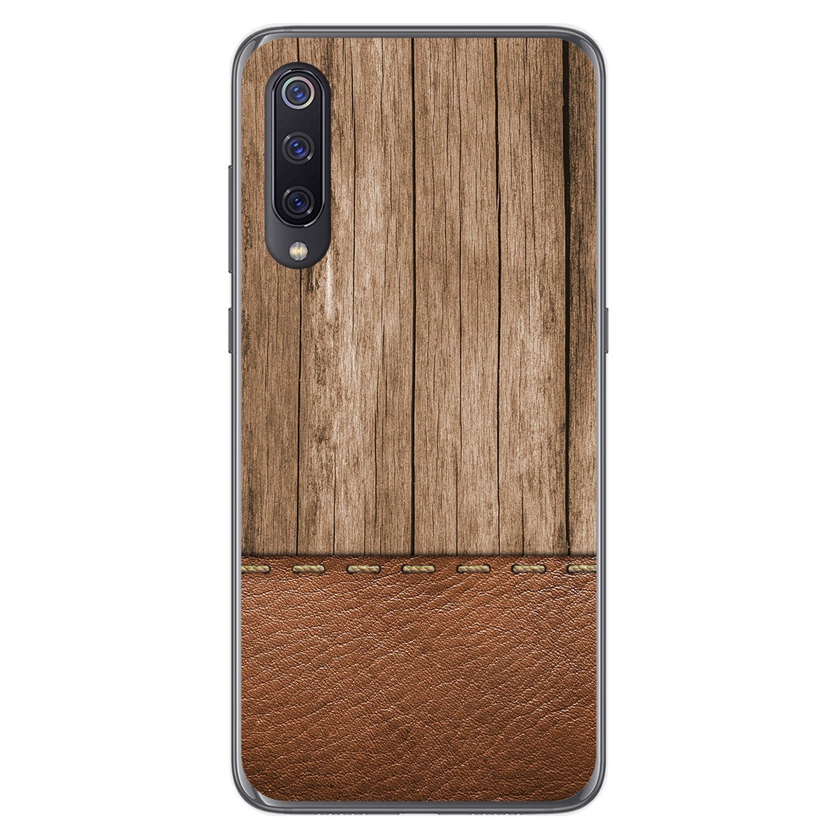 Funda Gel Tpu para Xiaomi Mi 9 diseño Madera 09 Dibujos