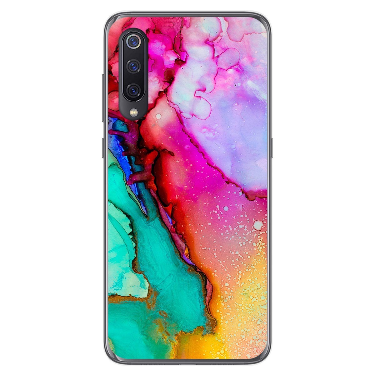 Funda Gel Tpu para Xiaomi Mi 9 diseño Mármol 15 Dibujos