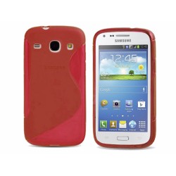 Funda Gel Tpu Samsung Galaxy Core Plus G350 S Line Color Roja
