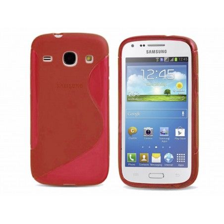 Funda Gel Tpu Samsung Galaxy Core Plus G350 S Line Color Roja