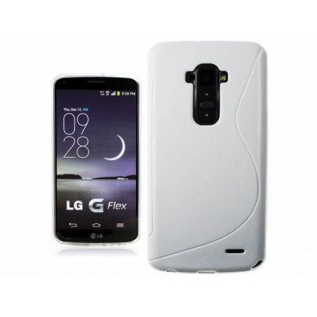 Funda Gel Tpu Lg G Flex D955 S Line Color Blanca