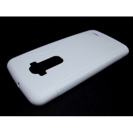 Funda Gel Tpu Lg G Flex D955 S Line Color Blanca