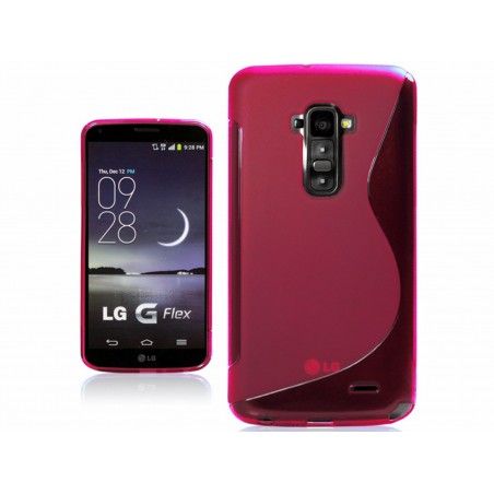Funda Gel Tpu Lg G Flex D955 S Line Color Rosa