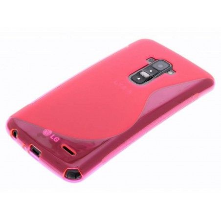 Funda Gel Tpu Lg G Flex D955 S Line Color Rosa