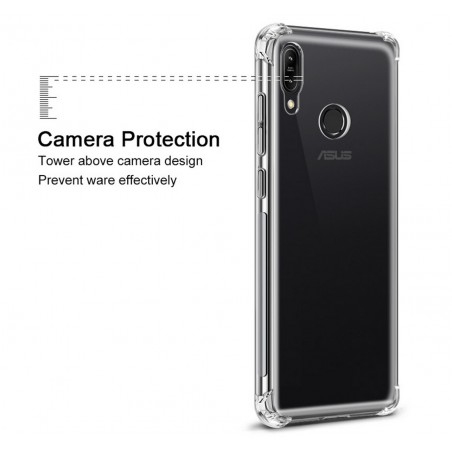 Funda Gel Tpu Anti-Shock Transparente para Asus Zenfone Max (M2)