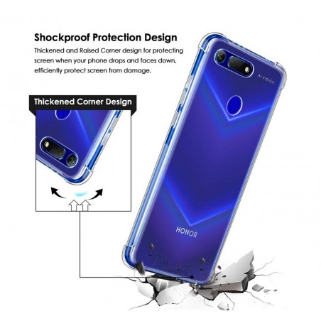 Funda Gel Tpu Anti-Shock Transparente para Huawei Honor View 20
