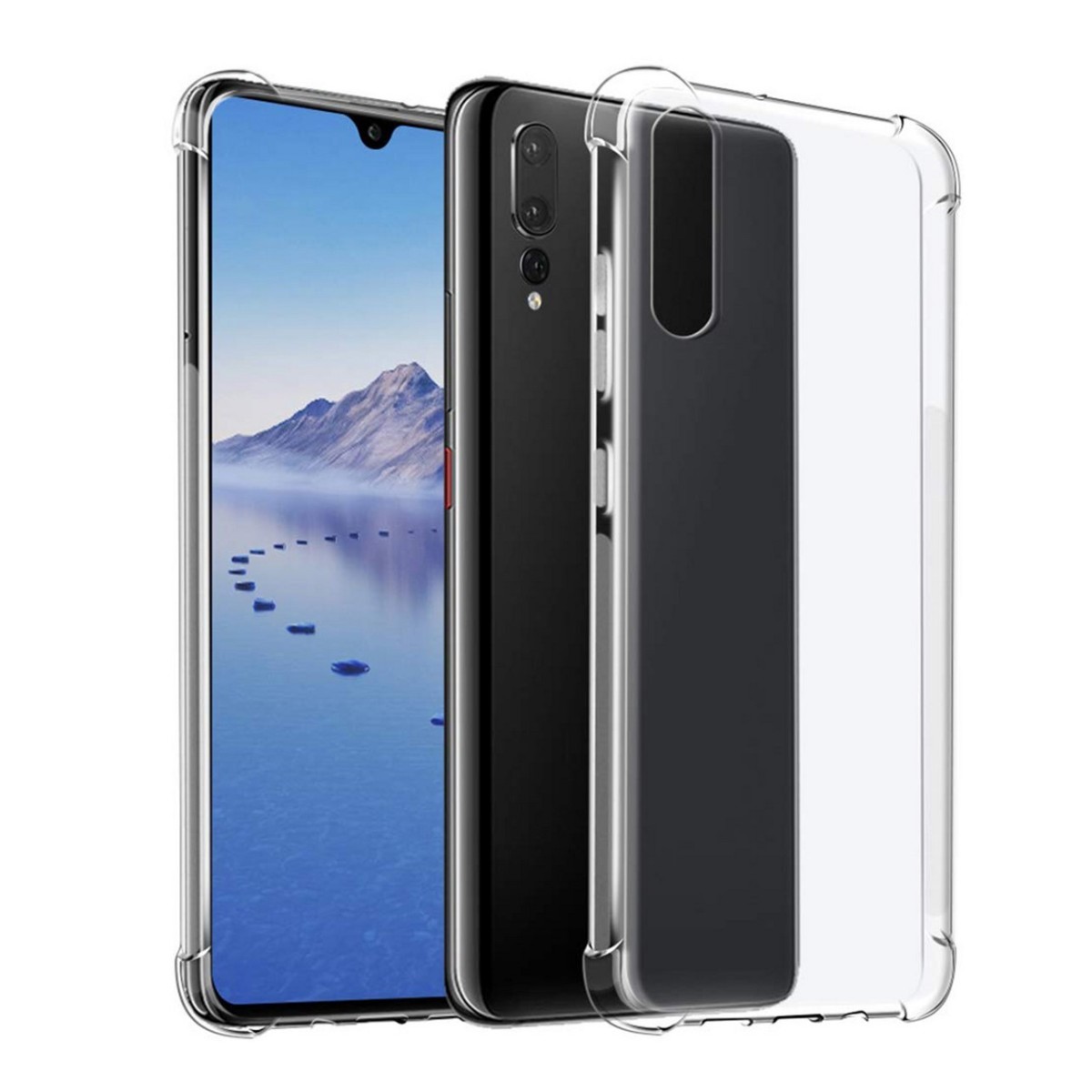 Funda Gel Tpu Anti-Shock Transparente para Huawei P30