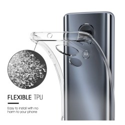 Funda Gel Tpu Anti-Shock Transparente para Motorola Moto G7 / G7 Plus 2