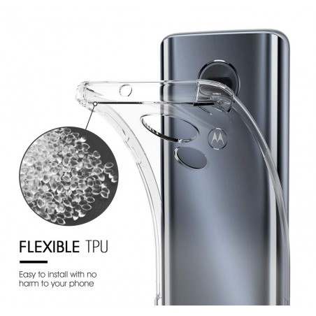 Funda Gel Tpu Anti-Shock Transparente para Motorola Moto G7 / G7 Plus