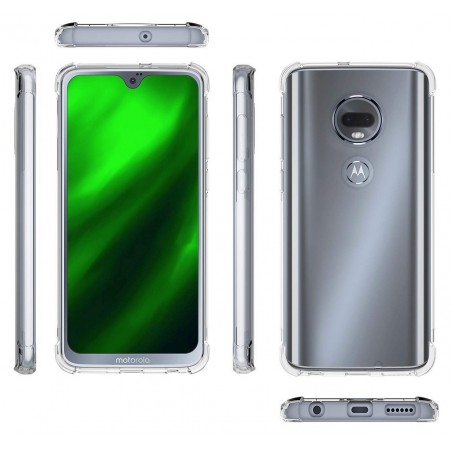 Funda Gel Tpu Anti-Shock Transparente para Motorola Moto G7 / G7 Plus