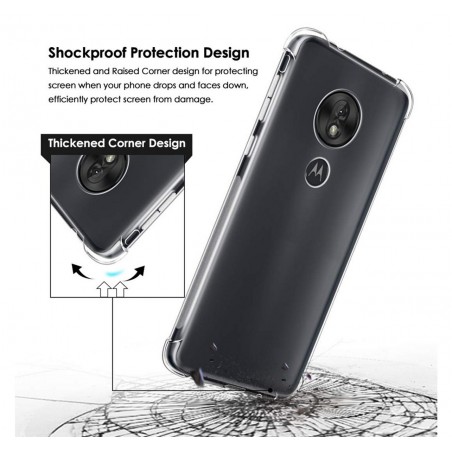 Funda Gel Tpu Anti-Shock Transparente para Motorola Moto G7 Play