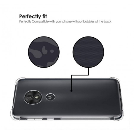 Funda Gel Tpu Anti-Shock Transparente para Motorola Moto G7 Play