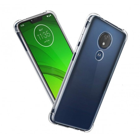 Funda Gel Tpu Anti-Shock Transparente para Motorola Moto G7 Power