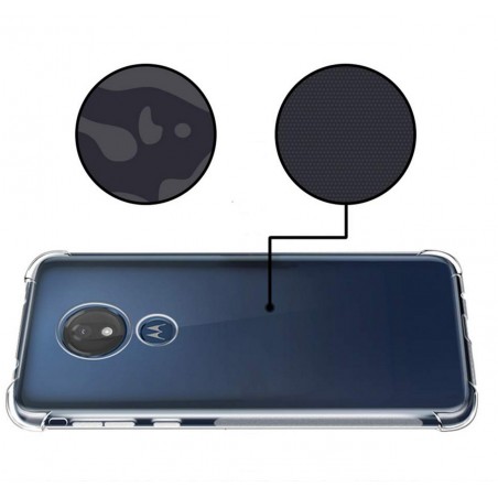 Funda Gel Tpu Anti-Shock Transparente para Motorola Moto G7 Power