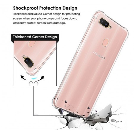 Funda Gel Tpu Anti-Shock Transparente para Oppo AX7