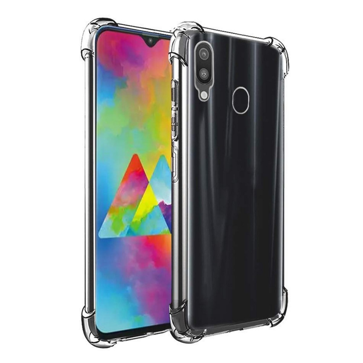 Funda Gel Tpu Anti-Shock Transparente para Samsung Galaxy M20