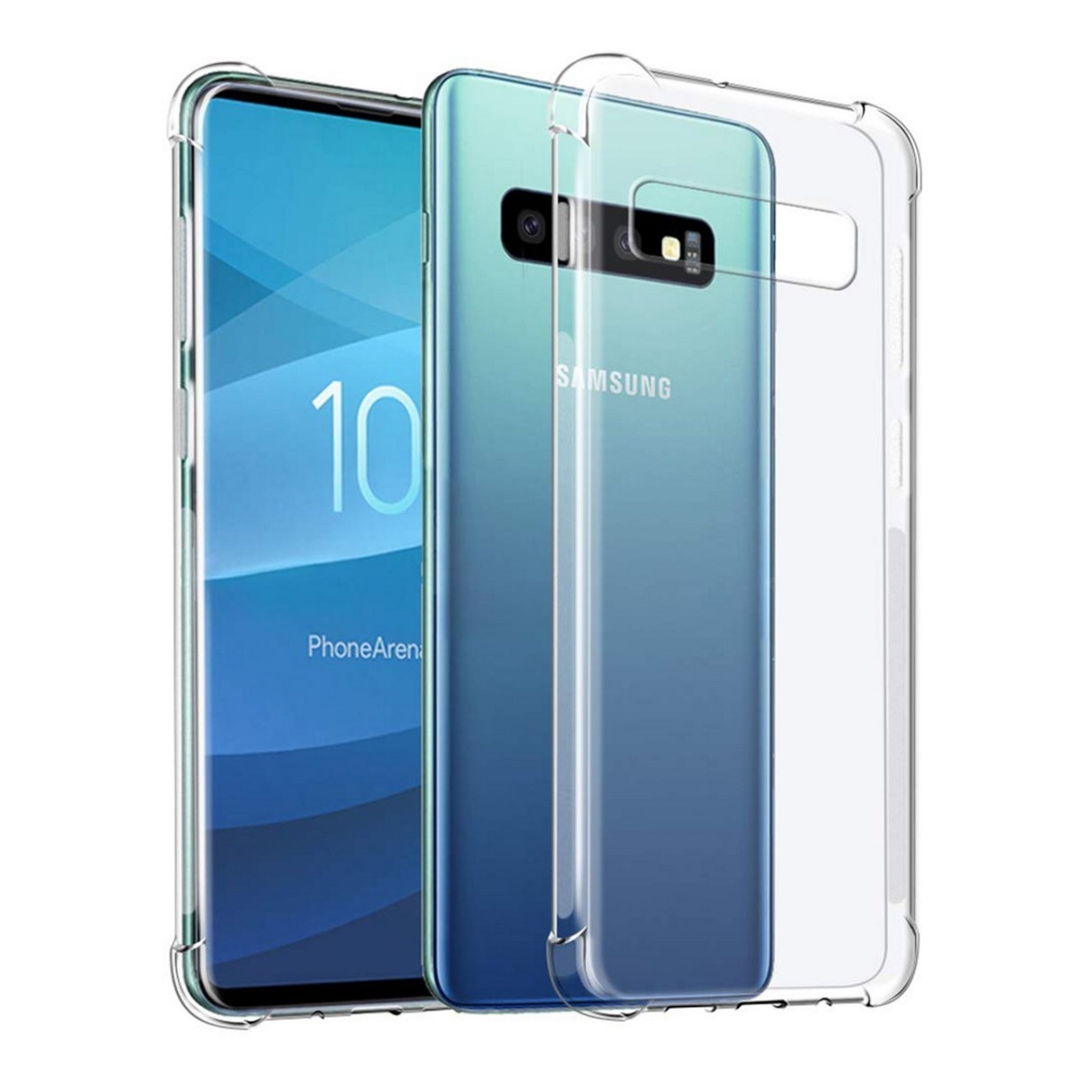 Funda Gel Tpu Anti-Shock Transparente para Samsung Galaxy S10 Plus