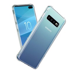 Funda Gel Tpu Anti-Shock Transparente para Samsung Galaxy S10 Plus 2