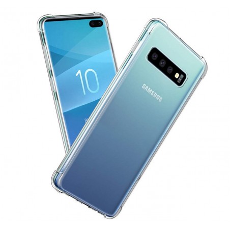 Funda Gel Tpu Anti-Shock Transparente para Samsung Galaxy S10 Plus