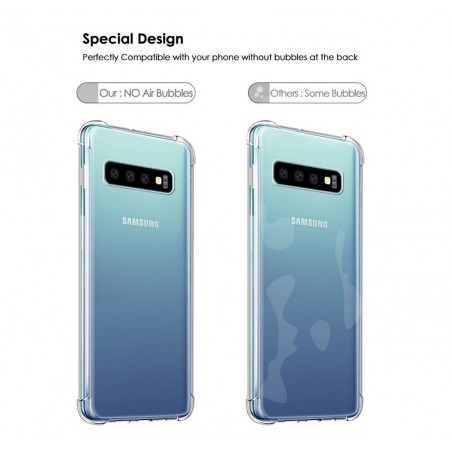 Funda Gel Tpu Anti-Shock Transparente para Samsung Galaxy S10 Plus