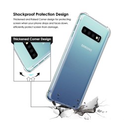 Funda Gel Tpu Anti-Shock Transparente para Samsung Galaxy S10e
