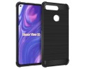 Funda Gel Tpu Anti-Shock Carbon Negra para Huawei Honor View 20
