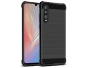 Funda Gel Tpu Anti-Shock Carbon Negra para Huawei P30